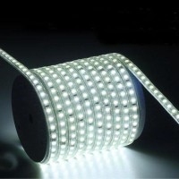  Hurtownia Led 100m rolka Taśma LED SMD2835 230V 120l/m 8W/m IP65 Biała Zimna