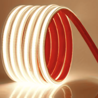 Hurtownia Led 100m rolka Taśma Led COB 230V 240L/M 9W/M IP67 Biała Neutralna 
