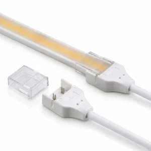 Hurt 100 szt. wodoodporna Złączka z przewodem do taśm LED COB IP67 10mm 12V/24V/230V KLIK