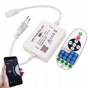Sterownik Led 230V WIFI + Pilot Ściemniacz Aplikacja- do taśmy LED COB 230V